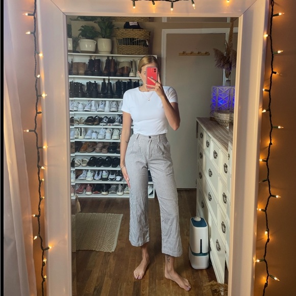 Urban outfitters striped high waisted pants - Picture 4 of 16